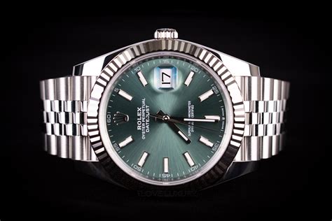 rolex 126334 mint green|Rolex datejust 41mm 126334.